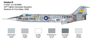 Italeri 2515 F-104 STARFIGHTER A/C 1/32 – imagen 7
