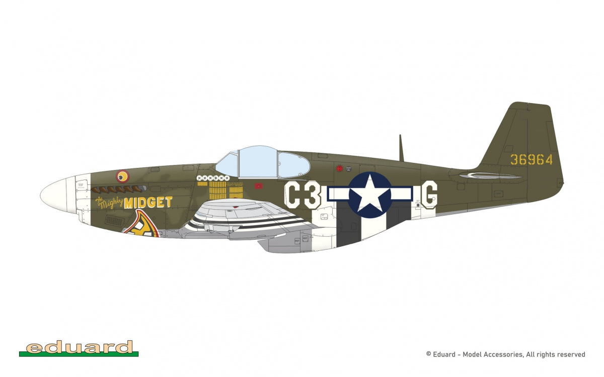 Eduard 82176 P-51B Mustang Malcolm Hood Canopy - The ProfiPACK Edition 1/48 – imagen 7