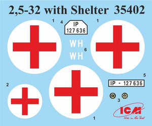 ICM DS3523 Sankas WWII Wehrmacht Ambulance Trucks 1/35 – imagen 4