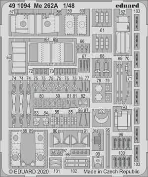 Eduard 491094 Me 262A 1/48 HOBBY BOSS – immagine 2