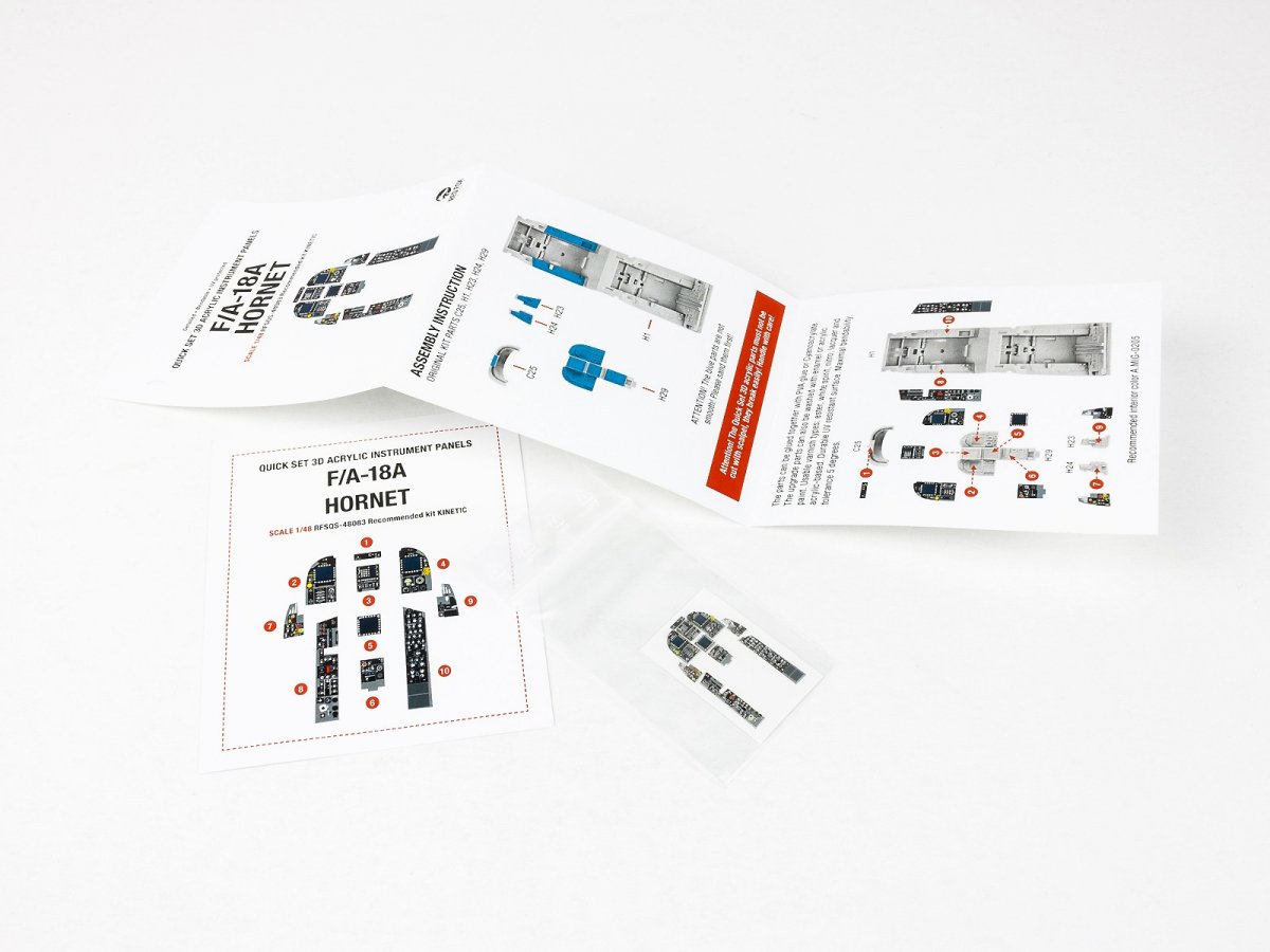 Red Fox Studio QS-48083 F/A-18A Hornet Kinetic 1/48 – zdjęcie 3