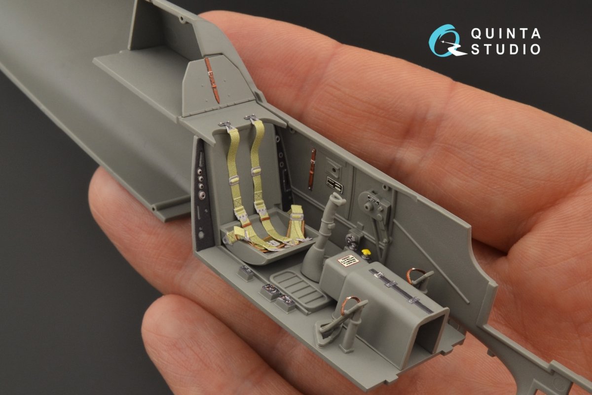 Quinta Studio QD35041 Bf 109G-6 3D-Printed &amp;amp; coloured Interior on decal paper (for Border Model kit) 1/35 – imagen 5
