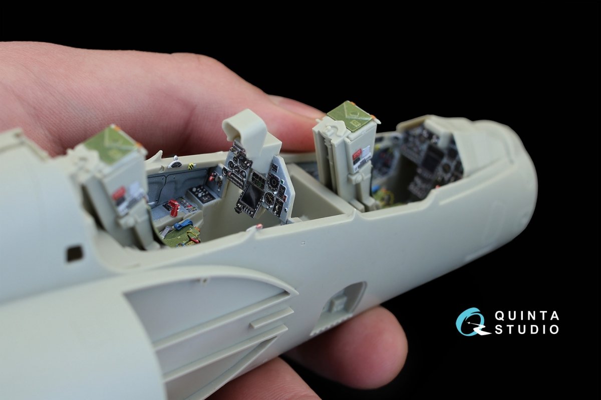 Quinta Studio QD32011 Mirage 2000B 3D-Printed &amp;amp; coloured Interior on decal paper (for Kitty Hawk kit) 1/32 – zdjęcie 12