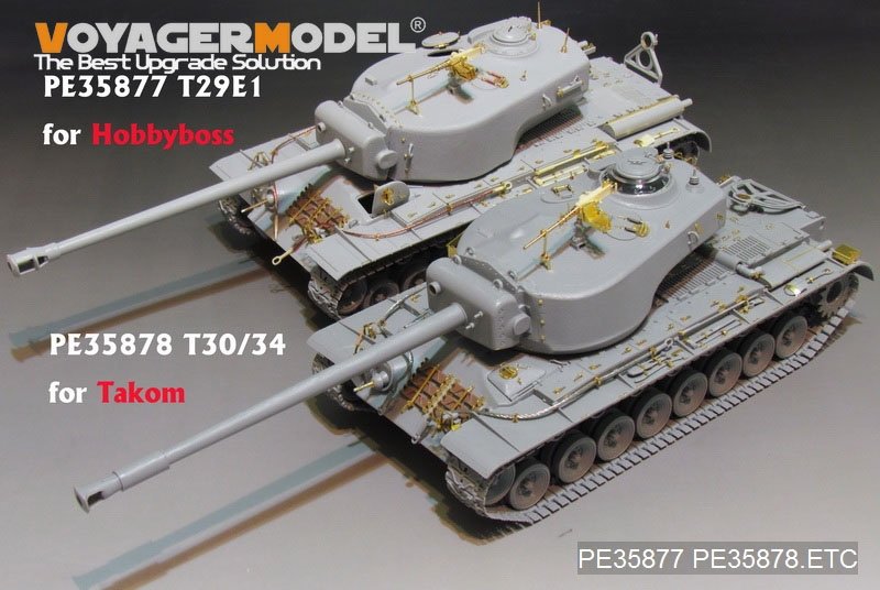 Voyager Model PE35878 WWII US T-30/34 Super Heavy tank for TAKOM 1/35 – imagen 10