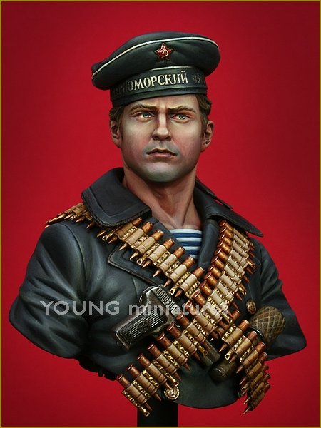 Young Miniatures YM1821 The Black Devil The Soviet Naval Infantry in the WW2 1/10 – imagen 2