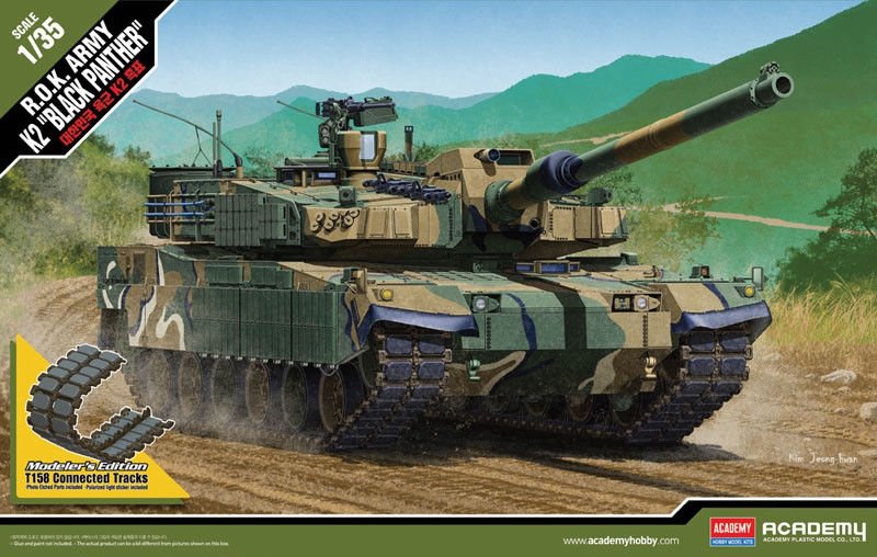 Academy 13511 R.O.K. ARMY K2 Black Panther w photo etched parts 1/35 – Bild 2