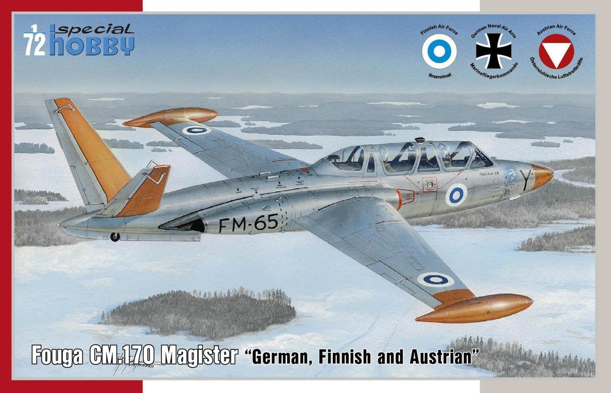 Special Hobby 72373 Fouga CM.170 Magister Allemand, Finlandais et Autrichien (1/72)
