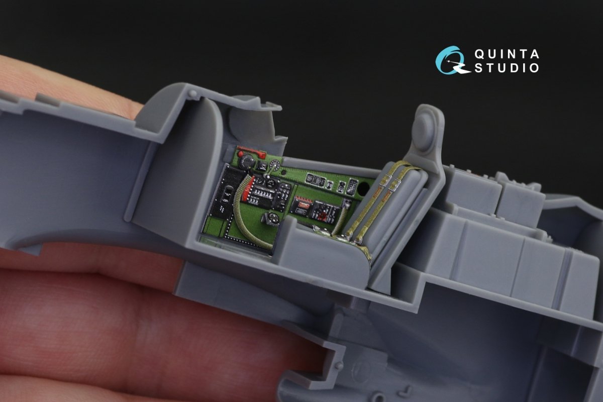 Quinta Studio QD48253 P-51D 3D-Printed &amp;amp; coloured Interior on decal paper ( Tamiya ) 1/48 – immagine 7
