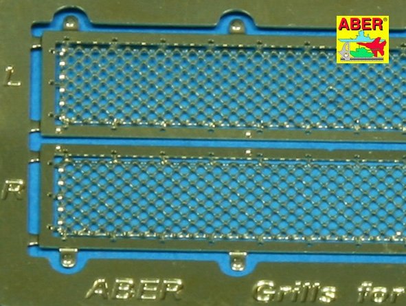 Aber 35G05 Grilles for german tank Pz.Kpfw.III and self-propelled gun Stug.III 1/35 – imagen 3