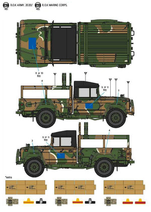 Academy 13551 R.O.K. Army K311A1 1/35 – imagen 6
