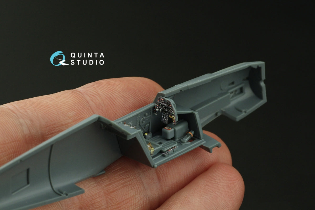 Quinta Studio QD72169 Bf 109G 3D-Printed coloured Interior on decal paper (Eduard) 1/72 – immagine 10