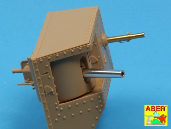Aber 35L-155 Barrels for British WWI Tank Mark IV – Male 1/35 – zdjęcie 5