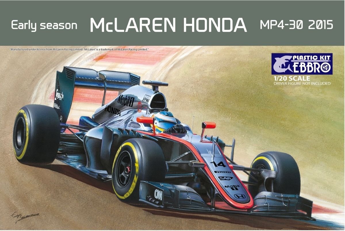 Ebbro 20013 McLAREN HONDA MP4-30 2015 Early 1/20