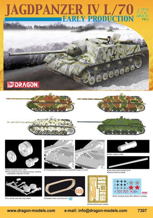 Dragon 7307 Jagdpanzer IV/70 Early Production 1/72 – imagen 9