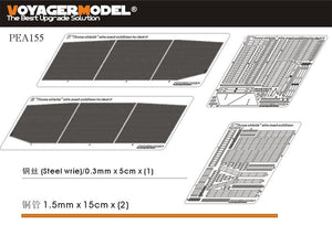 Voyager Model PEA155 WWII German StuG.IV &amp;quot;Thoma shields&amp;quot; wire mesh schürzen (For DRAGON Kit) 1/35 – Bild 3