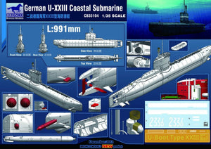 Bronco CB35104 German Type XXIII U-Boat Coastal Submarine 1/35 – imagen 2