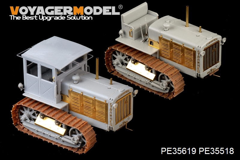 Voyager Model PE35619 WWII Soviet ChTZ S-65 Tractor w/Cab For TRUMPETER 05539 1/35 – imagen 9