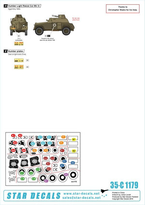 Star Decals 35-C1179 Middle East 1948(ish) 1 1/35 – immagine 2