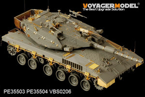 Jupes latérales Voyager Model PE35504 pour char de combat principal Merkava Mk.3D des Forces de défense israéliennes (IDF), compatibles avec la maquette MENG TS-001 au 1/35  – image 3