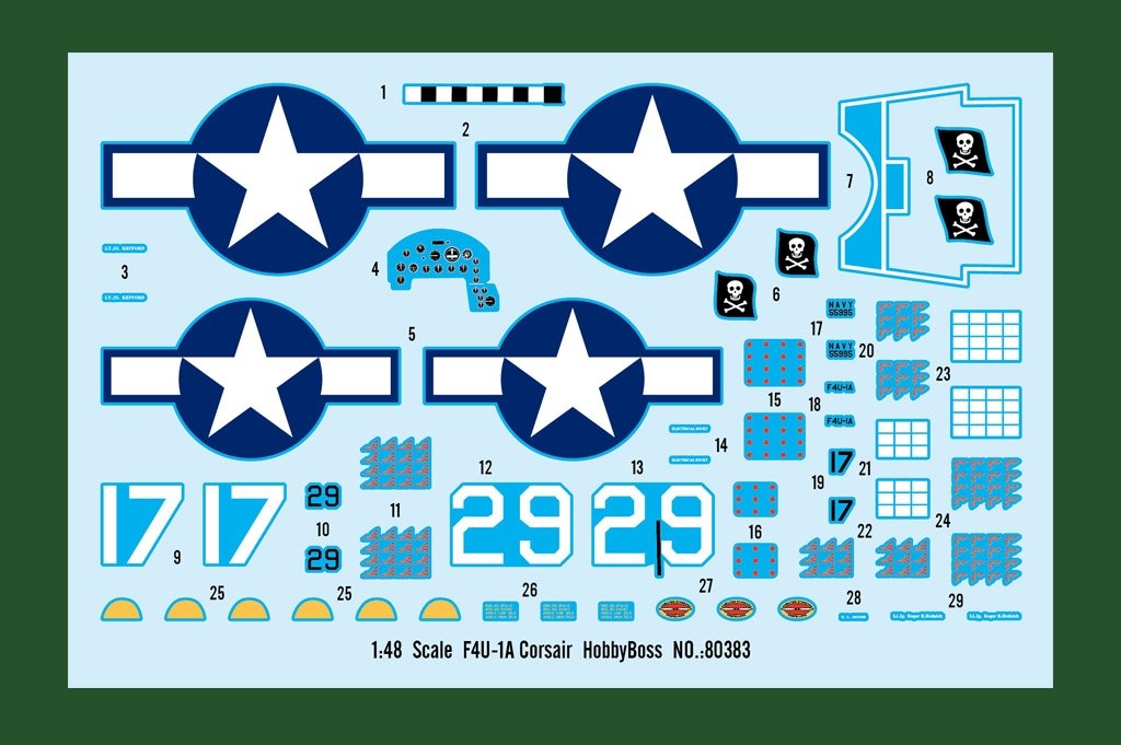 Hobby Boss 80383 F4U-1A Corsair 1/48 – imagen 10