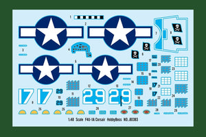 Hobby Boss 80383 F4U-1A Corsair 1/48 – imagen 10