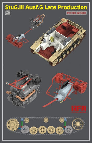 Rye Field Model 5088 StuG.III Ausf.G Late Production with full interior 1/35 – imagen 3