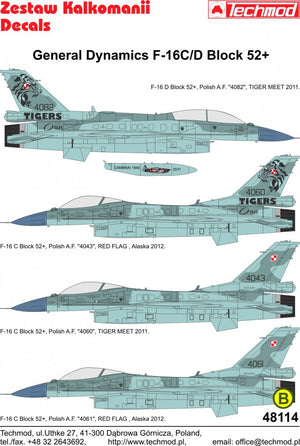 Techmod 48114 F-16C/D 1/48 – zdjęcie 2
