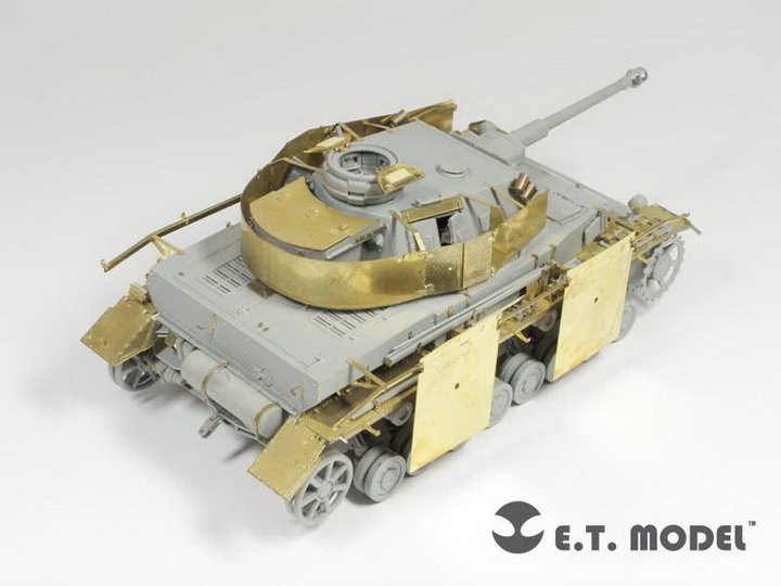 E.T. Model E35-086 WWII German Pz.Kpfw.IV Ausf.G Apr-May 1943 Production Schurzen (For DRAGON Smart Kit) 1/35 – Bild 4