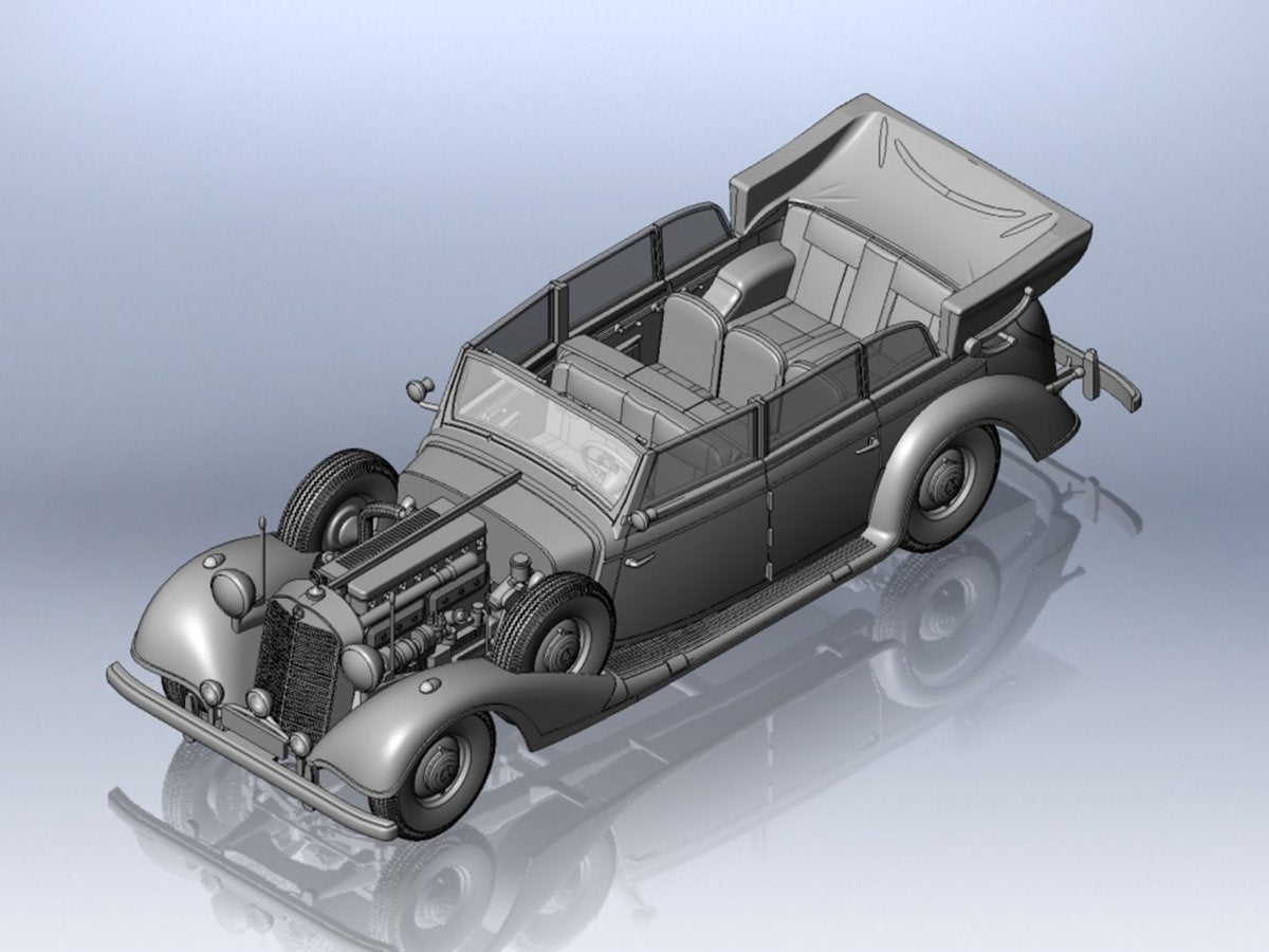 ICM 35533 Typ 770K (W150) Tourenwagen 1/35 – Bild 8