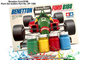 Peinture Zero Paints ZP-1300 Benetton Ford B188, 4 x 30 ml – image 2