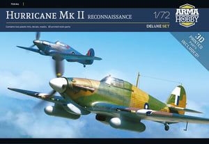 Arma Hobby 70046 Hurricane Mk II Reconnaissance Deluxe Set 1/72 – immagine 2