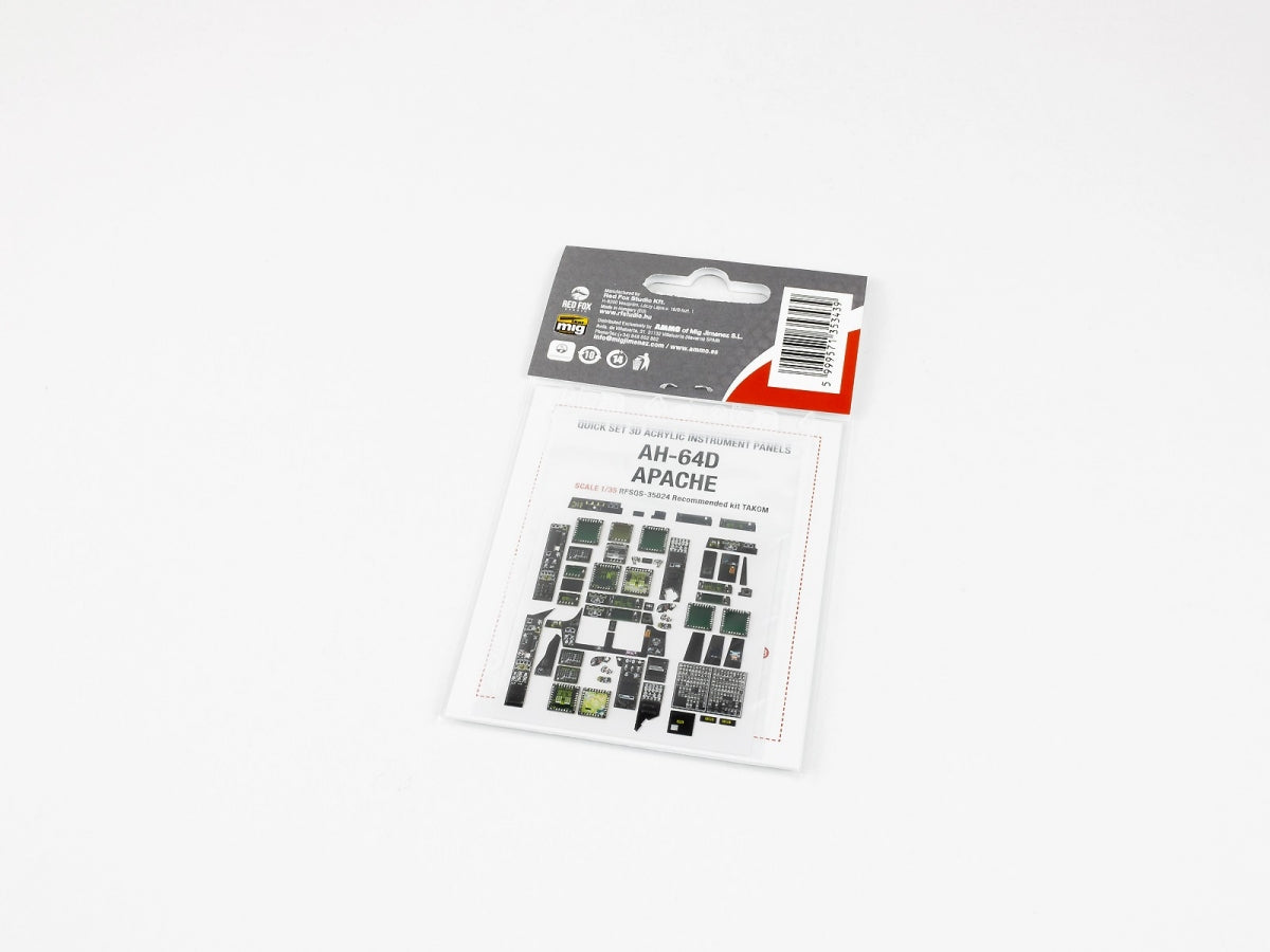 Red Fox Studio QS-35024 AH-64D Apache Takom 1/35 – immagine 2