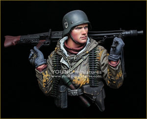 Young Miniatures YM1882 German Machine Gunner Eastern Front WWII 1/10 – zdjęcie 8