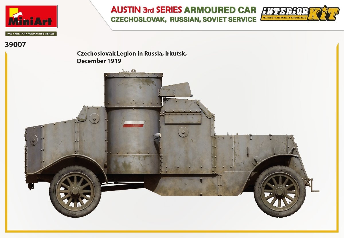 Miniart 39007 Armoured Car Austin 3rd series. 1/35 – imagen 3