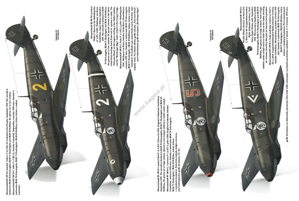 Kagero 12013 Messerschmitt Bf 109 C/D in the Polish Campaign 1939 EN – imagen 4