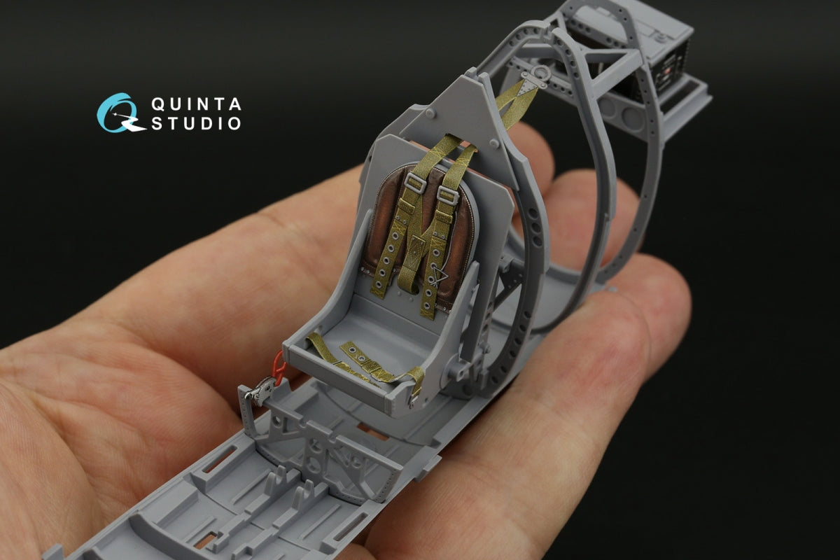 Quinta Studio QD24009 Spitfire Mk.IXc 3D-Printed &amp;amp; colored Interior on decal paper (Airfix) 1/24 – image 6