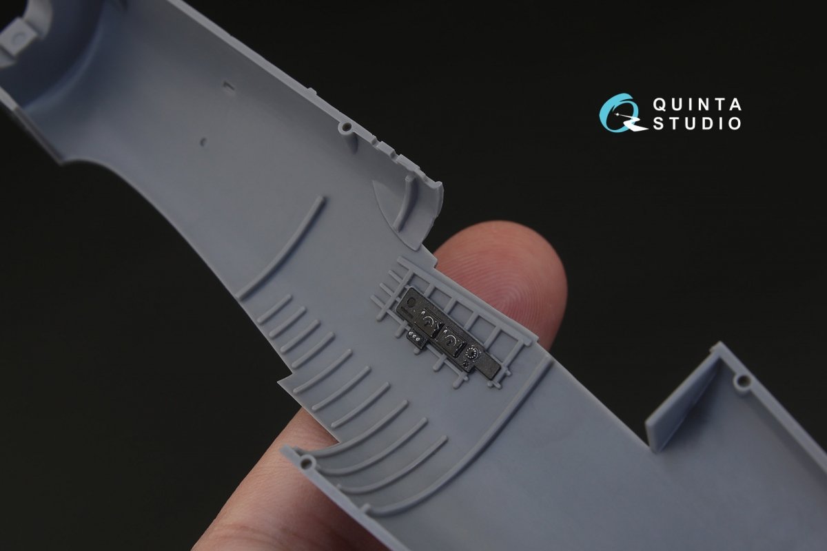 Quinta Studio QD48110 F4U-1 Corsair (Bird cage) 3D-Printed &amp;amp; coloured Interior on decal paper (for Tamiya kit) 1/48 – immagine 3