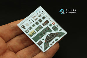 Quinta Studio QD32185 F4F-4 Wildcat 3D-Printed coloured Interior on decal paper (Trumpeter) 1/32 – imagen 4