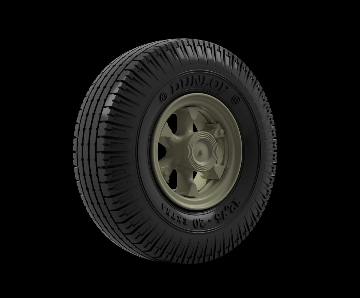 Panzer Art RE35-802 Vomag 8LR 9t truck Road wheels (Dunlop) 1/35 – zdjęcie 2