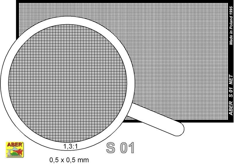 Aber S-01 Net 0,5 x 0,5 mm – imagen 2