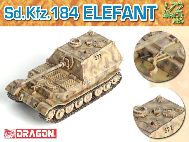 Dragon 7253 Sd.Kfz.184 Éléphant (1/72) – image 2
