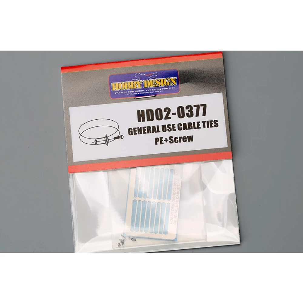 Hobby Design HD02-0377 General Use Cable Ties 1/24