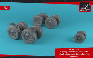 Armory Models AW72509 Concorde wheels w/ weighted tires, late 1/72 – imagen 2
