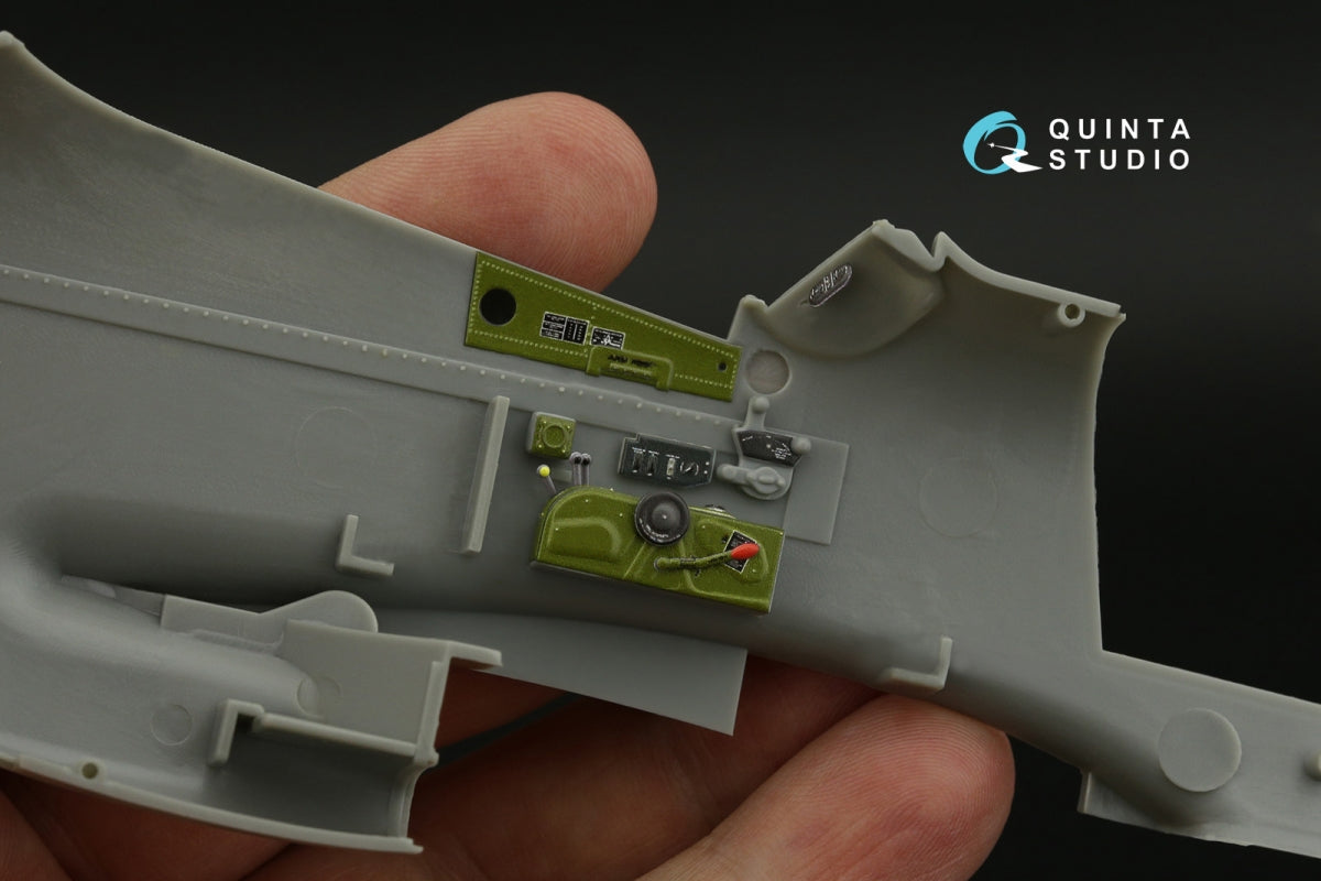 Quinta Studio QD32143 P-51D/K Mustang 3D-Printed &amp;amp; coloured Interior on decal paper (Dragon) 1/32 – immagine 12