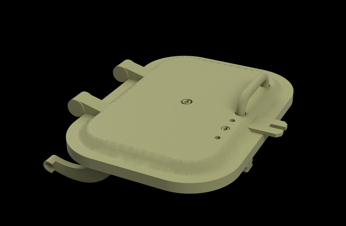 Panzer Art RE35-809 Tiger loader hatch (early) 1/35 – imagen 3