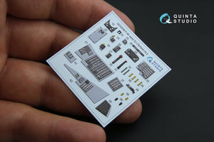 Quinta Studio QD32038 F-4E early/F-4EJ 3D-Printed &amp;amp; coloured Interior on decal paper (for Tamiya kit) 1/32 – imagen 3