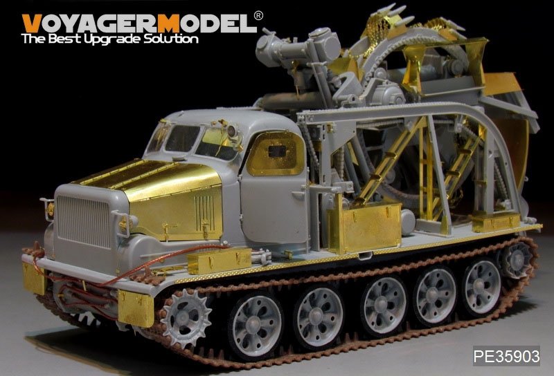 Véhicule de terrassement à grande vitesse russe BTM-3, modèle Voyager PE35903, pour TRUMPETER, échelle 1/35 – image 4