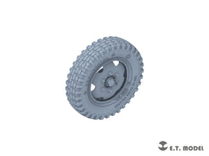 E.T. Model P35-169 WWII German 3t 4x2 Cargo Truck Sagged Wheels 1/35 – immagine 3