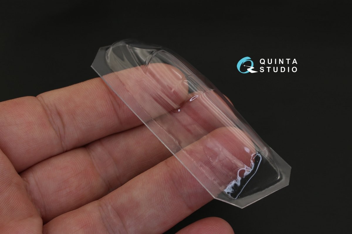 Quinta Studio QC48014 MiG-25 correction vacuformed clear canopy (for ICM kit) 1/48 – imagen 2