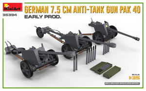 MiniArt 35394 GERMAN 7.5CM ANTI-TANK GUN PAK 40. EARLY PROD 1/35 – Bild 4